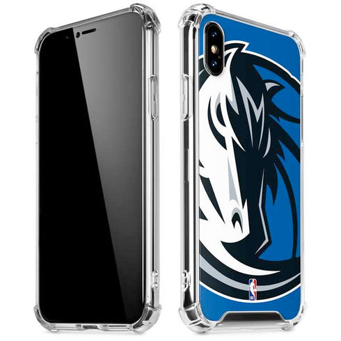 NBA Dallas Mavericks Large Logo iPhone XS Max Clear Case